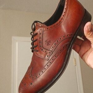 Brooks brothers, size 10 Oxford shoes, color brown.